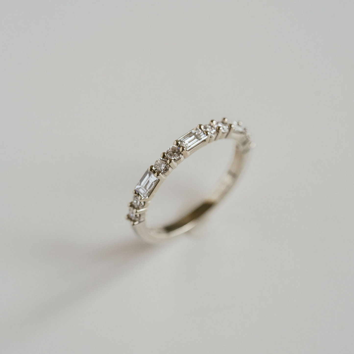 0.15 TCW Round Milgrain Lab Grown Diamond Wedding Band