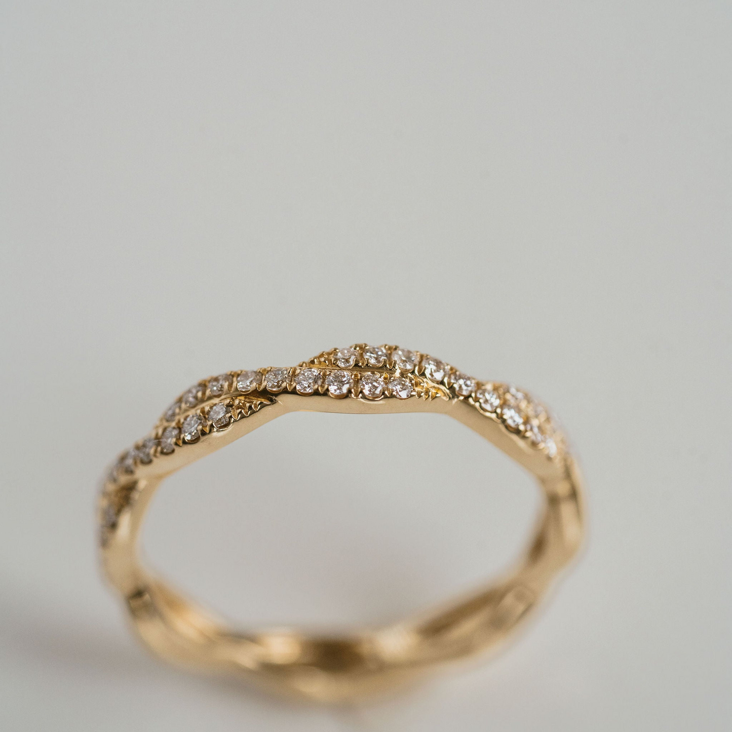 0.15 TCW Round Milgrain Lab Grown Diamond Wedding Band