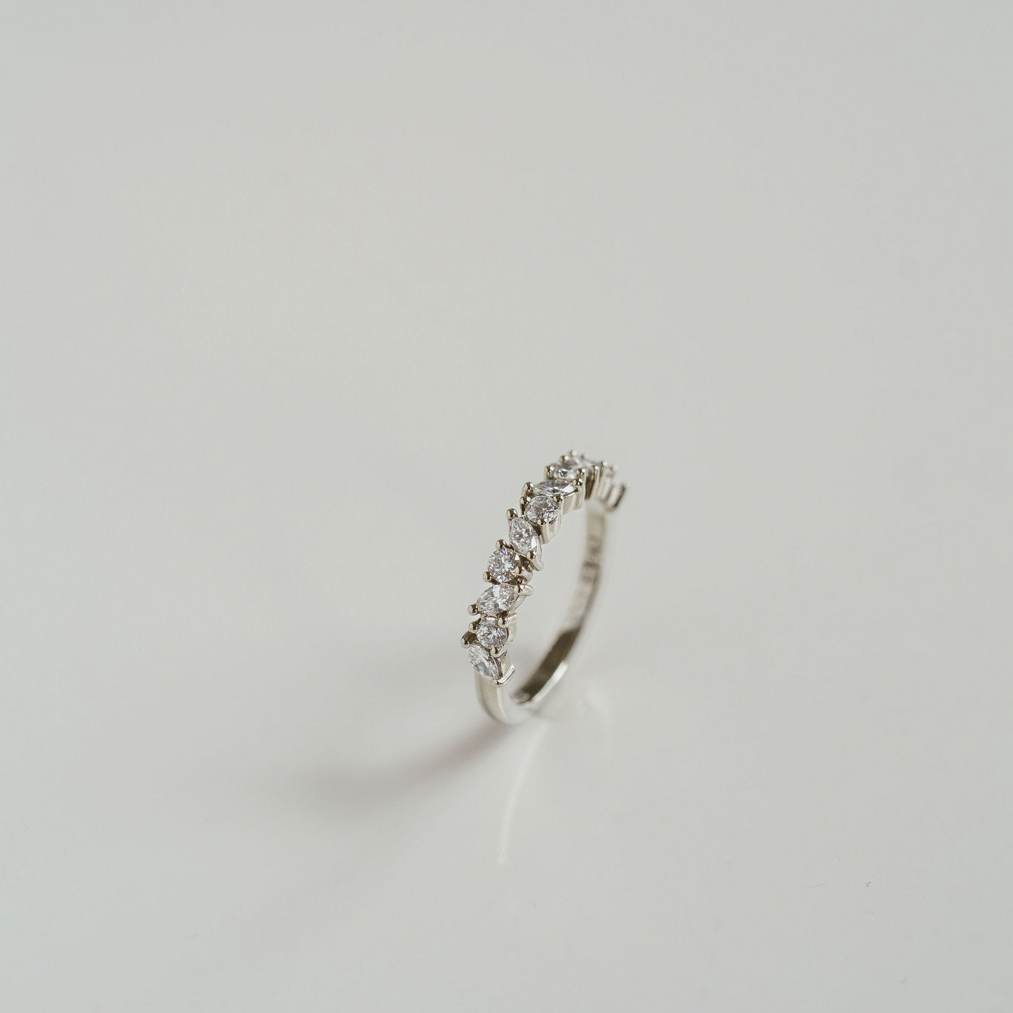 0.15 TCW Round Milgrain Lab Grown Diamond Wedding Band