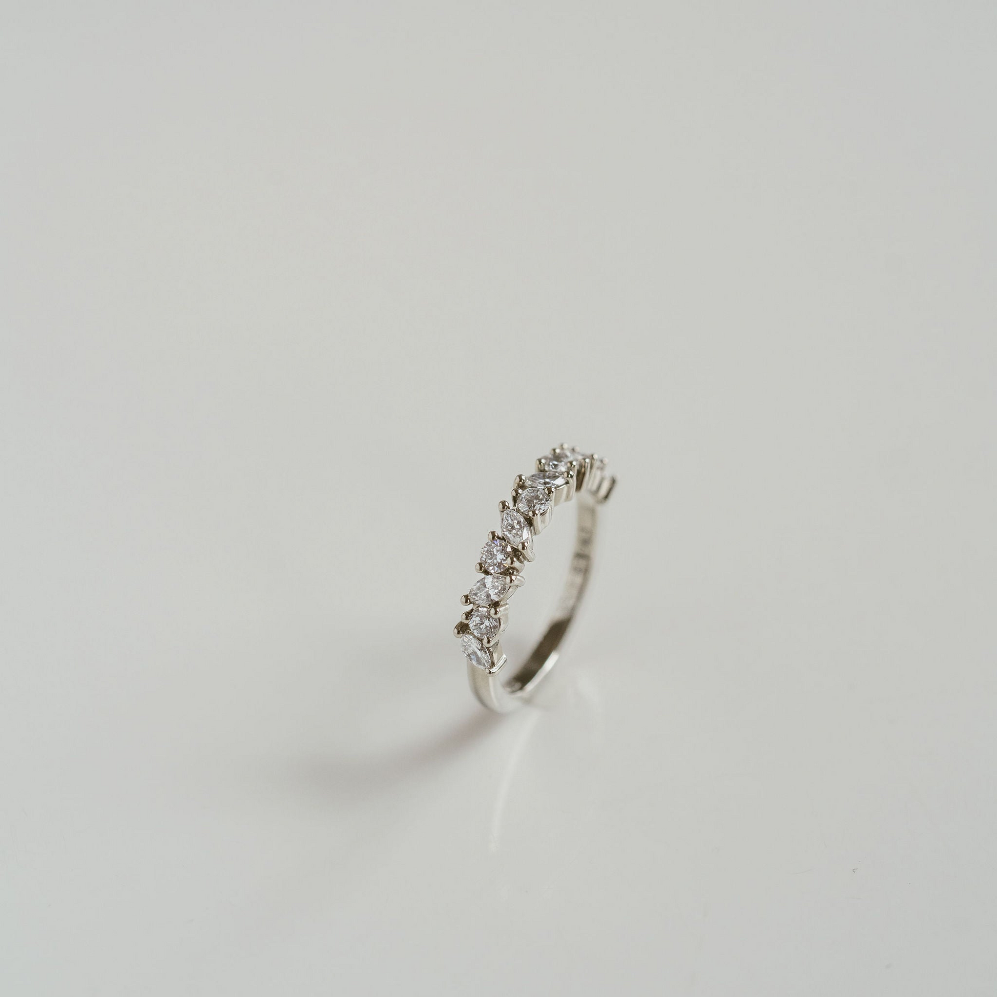 0.15 TCW Round Milgrain Lab Grown Diamond Wedding Band