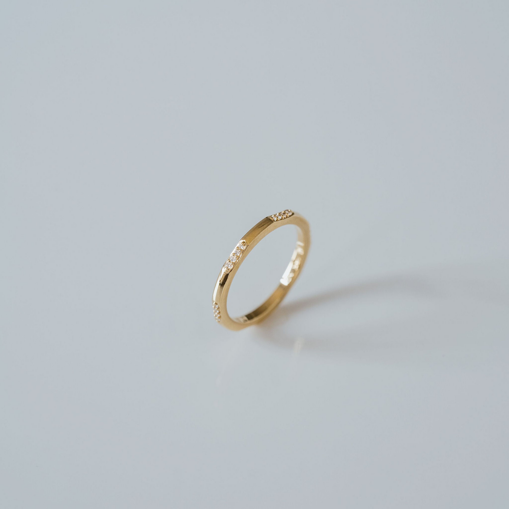 0.15 TCW Round Milgrain Lab Grown Diamond Wedding Band