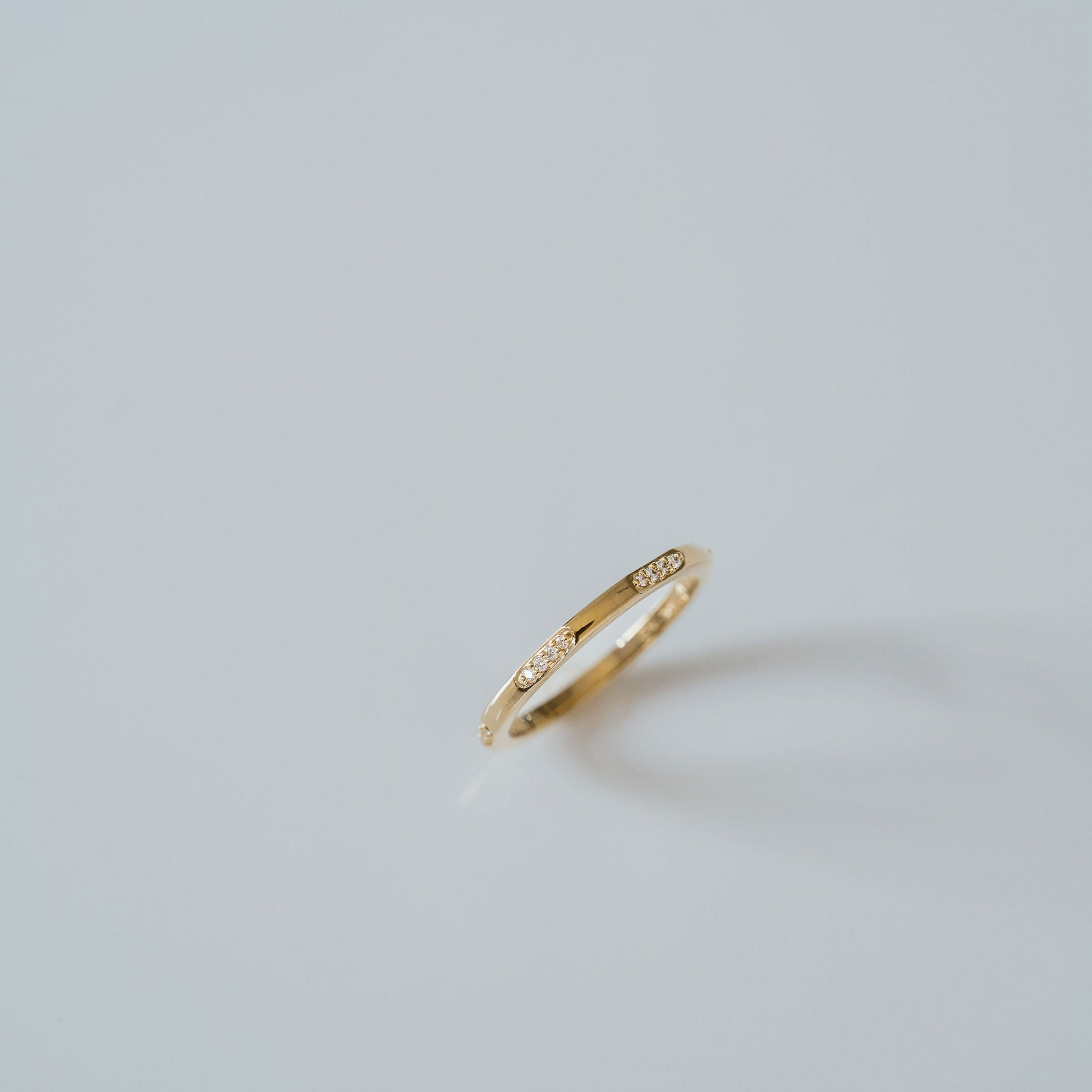 0.15 TCW Round Milgrain Lab Grown Diamond Wedding Band