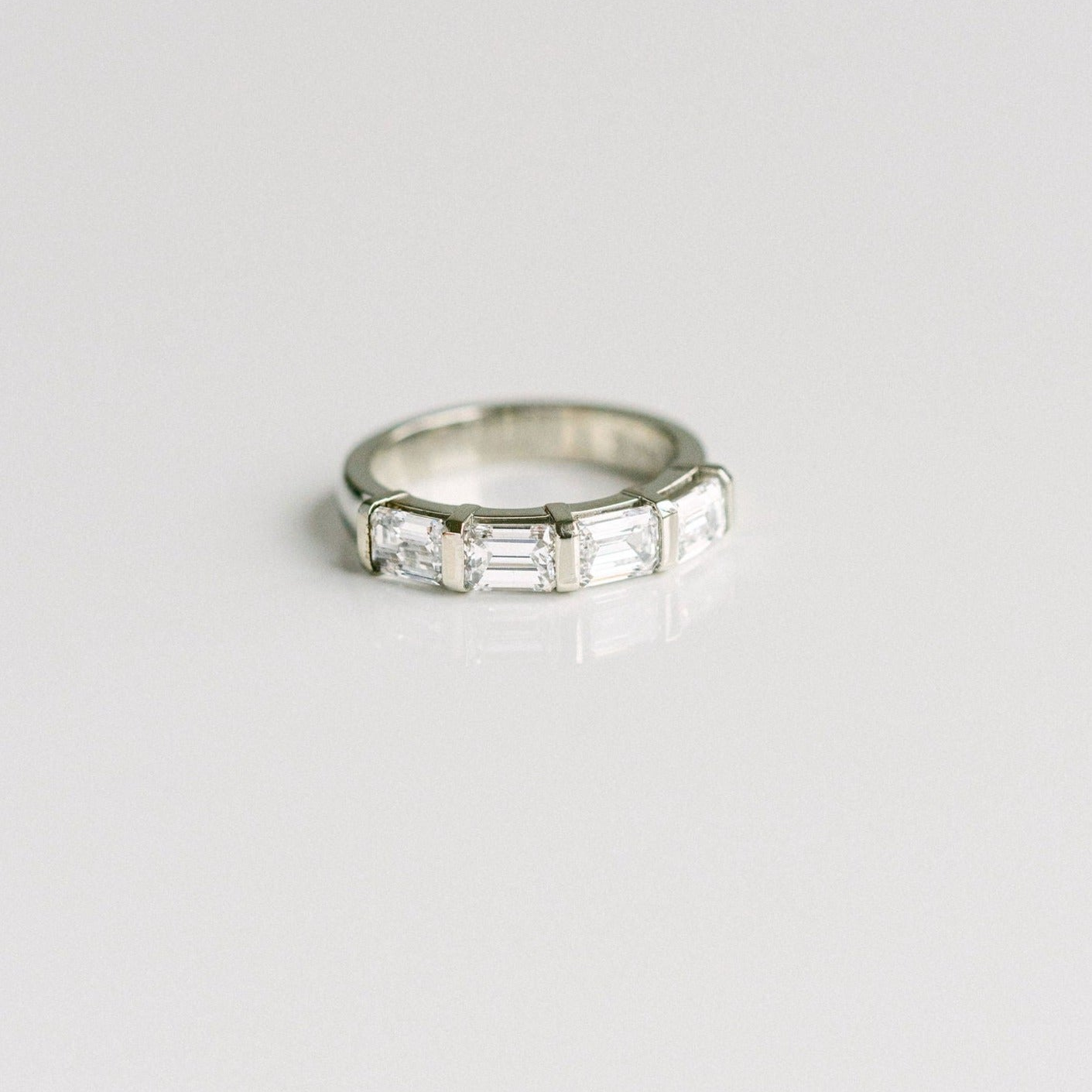 0.15 TCW Round Milgrain Lab Grown Diamond Wedding Band