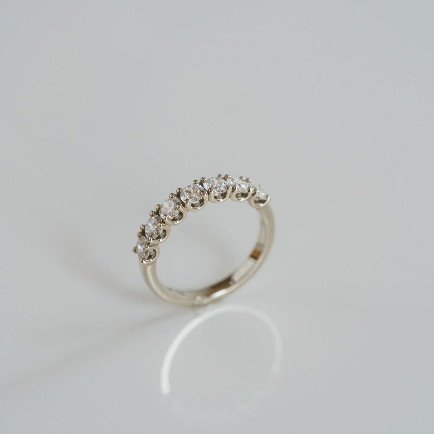 0.15 TCW Round Milgrain Lab Grown Diamond Wedding Band