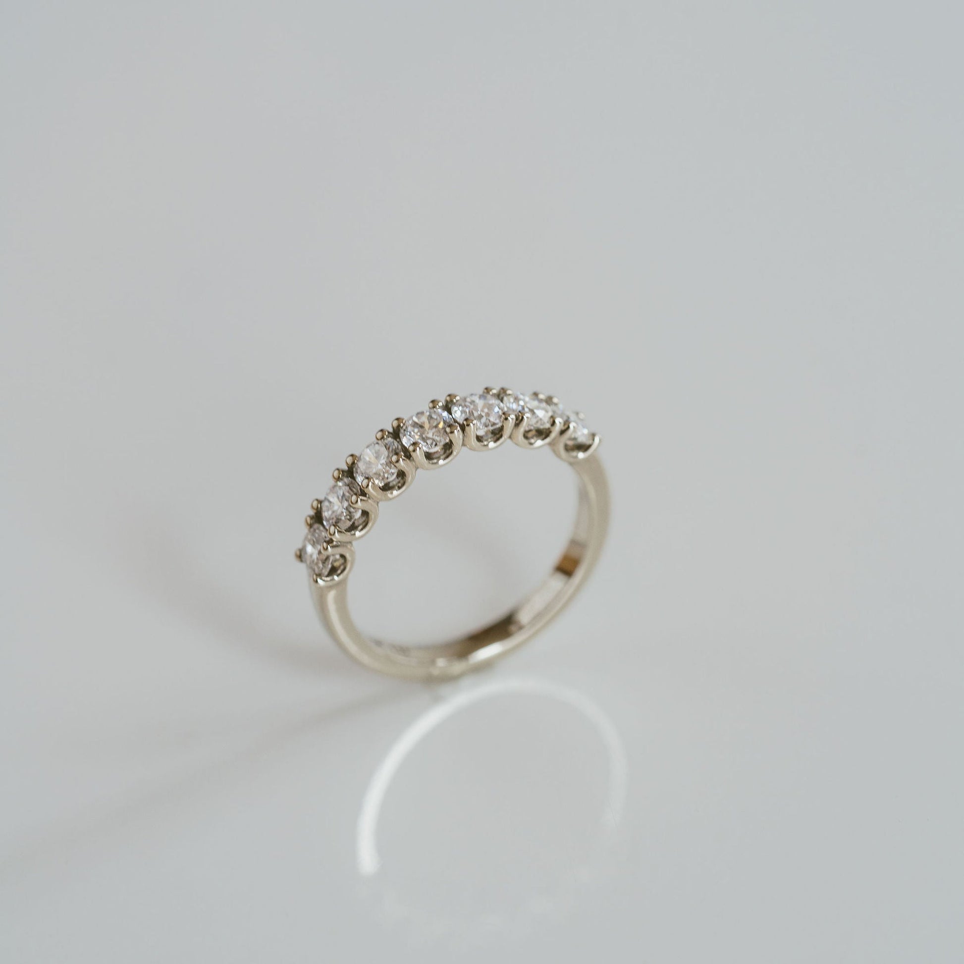 0.15 TCW Round Milgrain Lab Grown Diamond Wedding Band