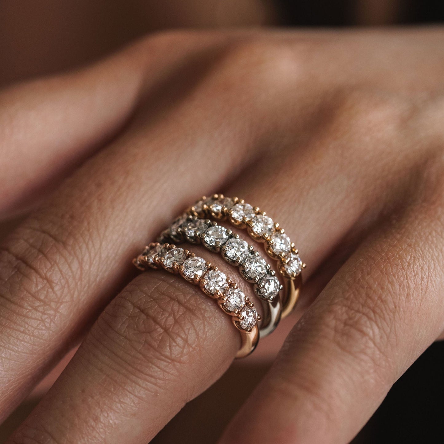 0.15 TCW Round Milgrain Lab Grown Diamond Wedding Band