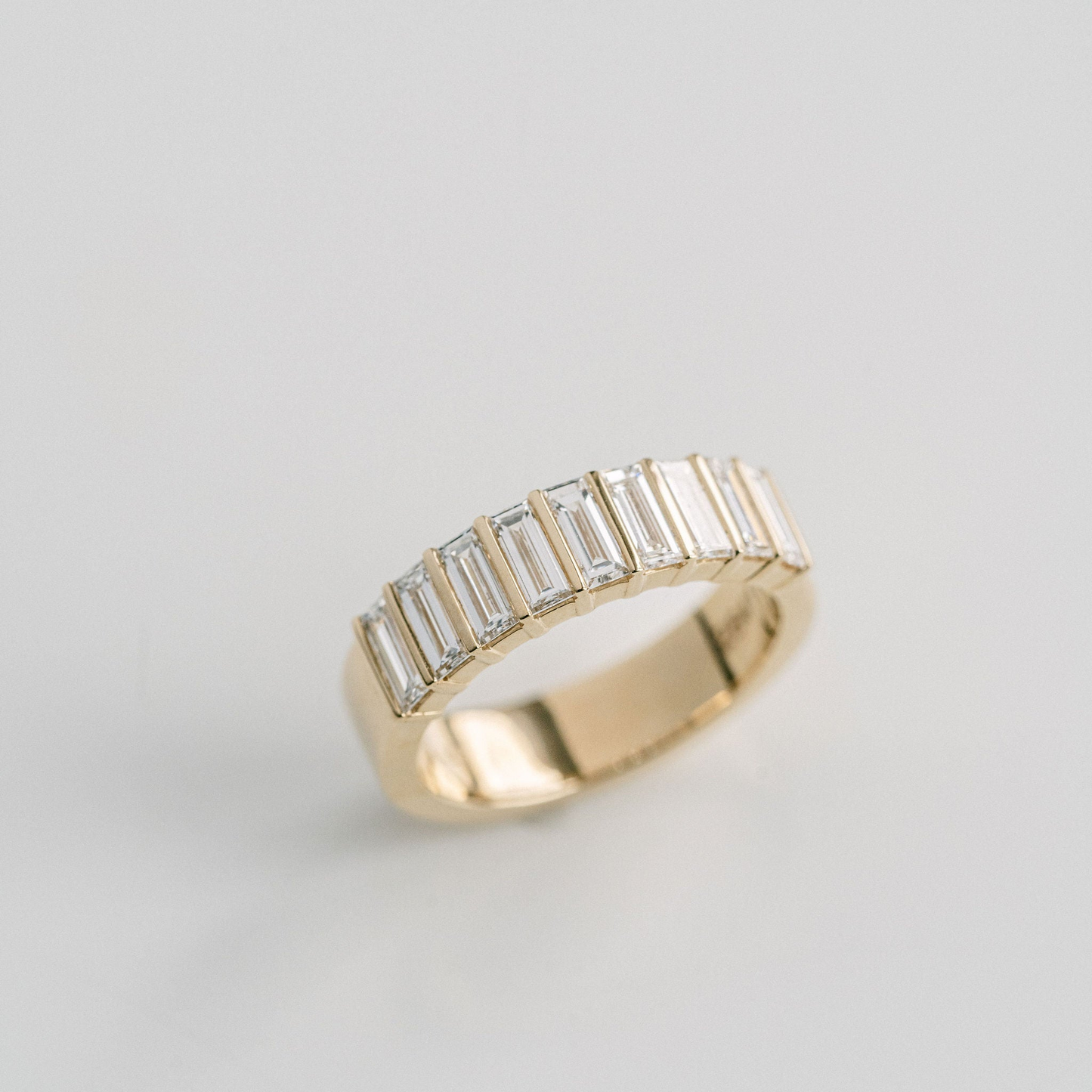 0.15 TCW Round Milgrain Lab Grown Diamond Wedding Band