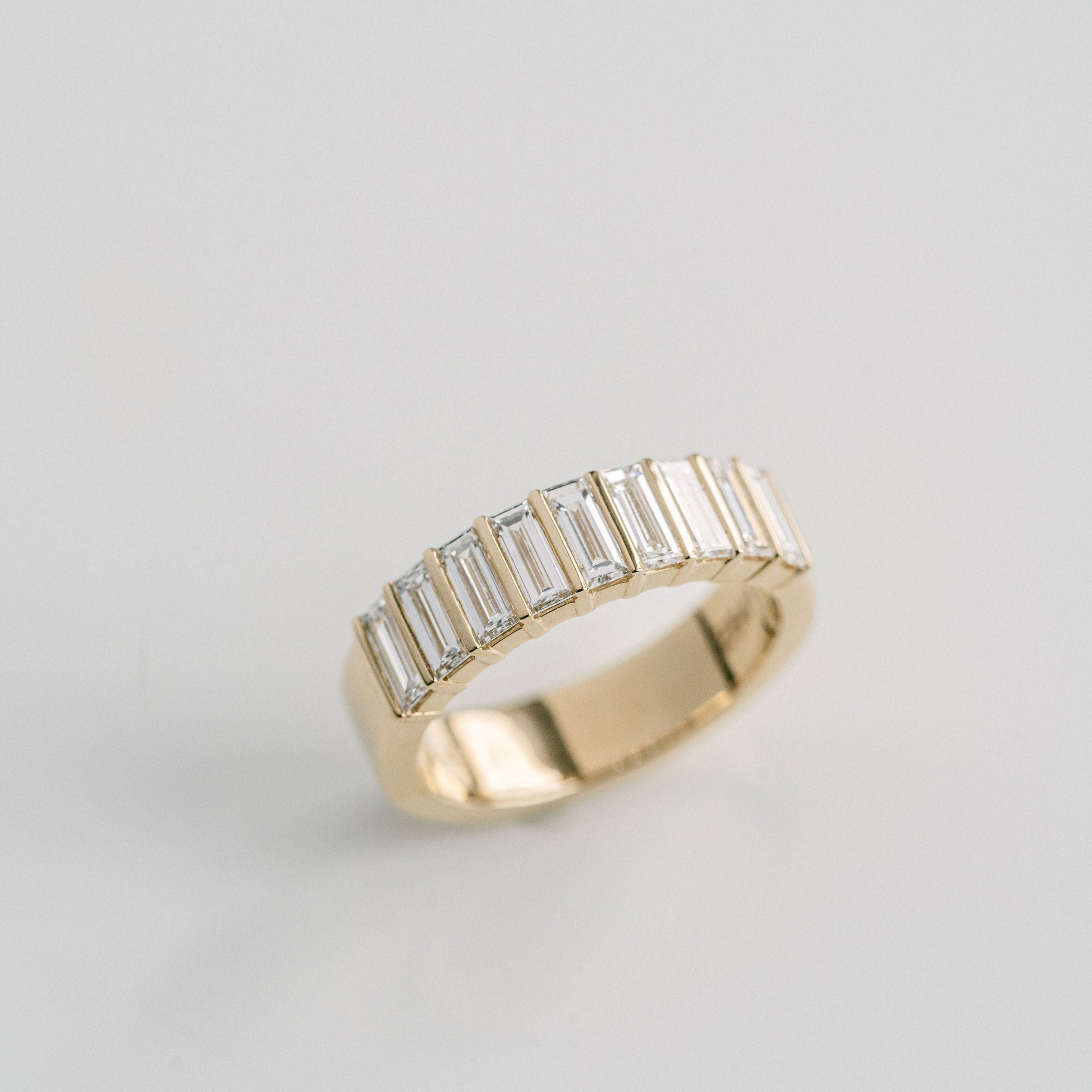 0.15 TCW Round Milgrain Lab Grown Diamond Wedding Band
