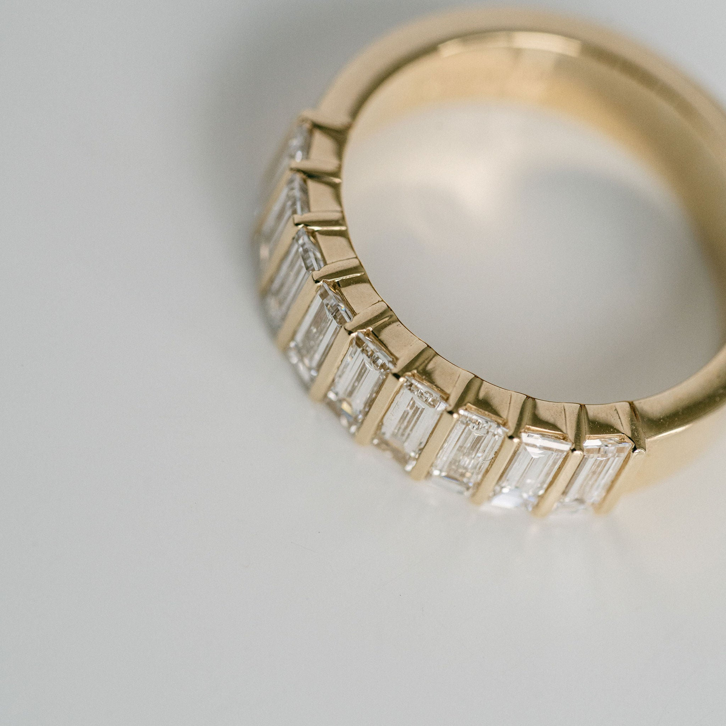 0.15 TCW Round Milgrain Lab Grown Diamond Wedding Band