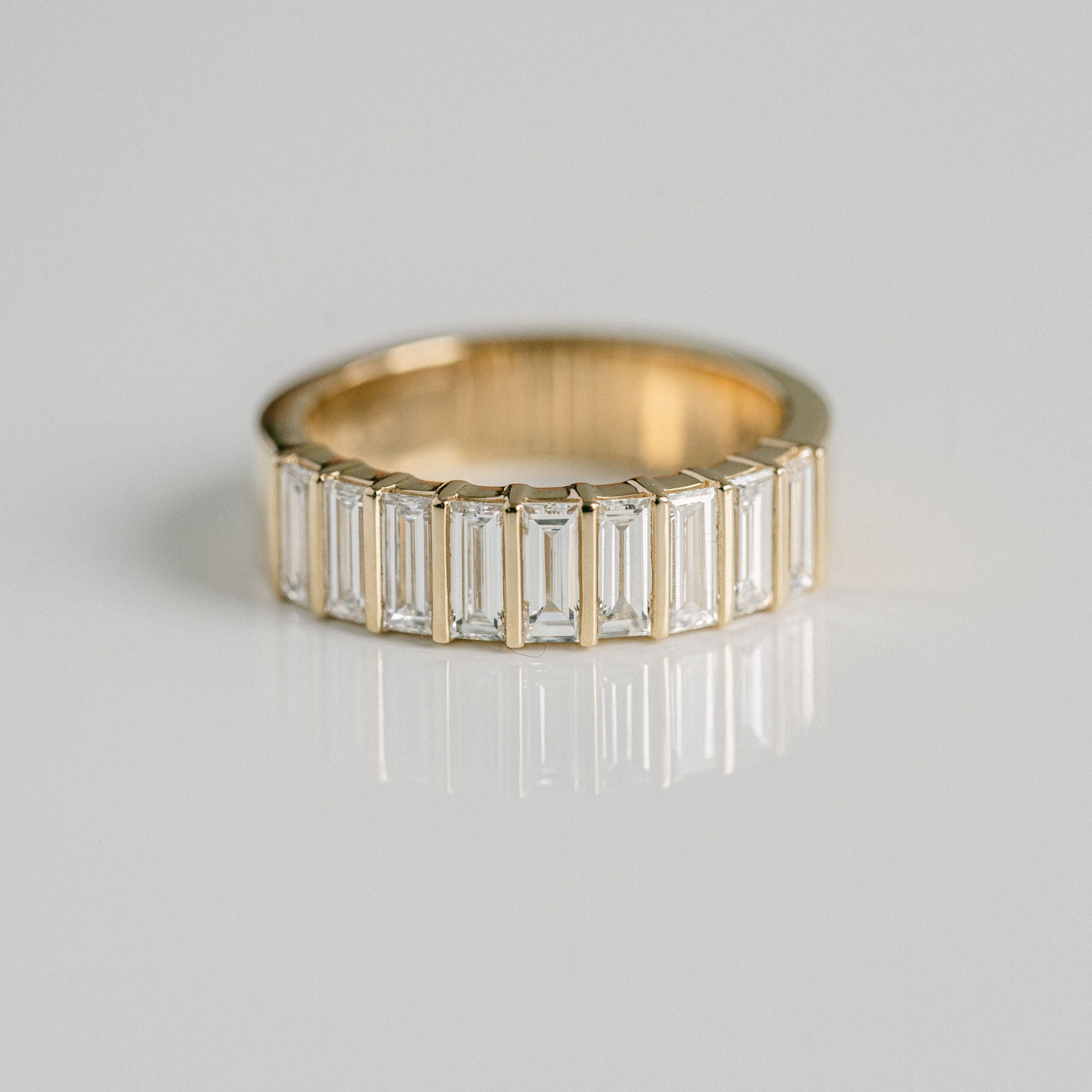 0.15 TCW Round Milgrain Lab Grown Diamond Wedding Band