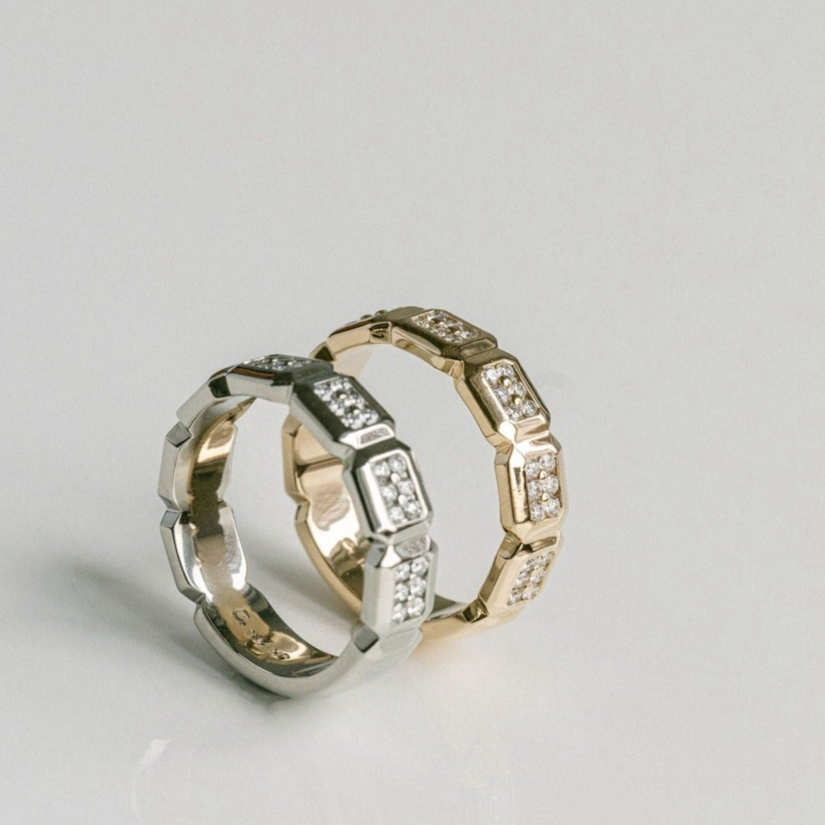 0.15 TCW Round Milgrain Lab Grown Diamond Wedding Band