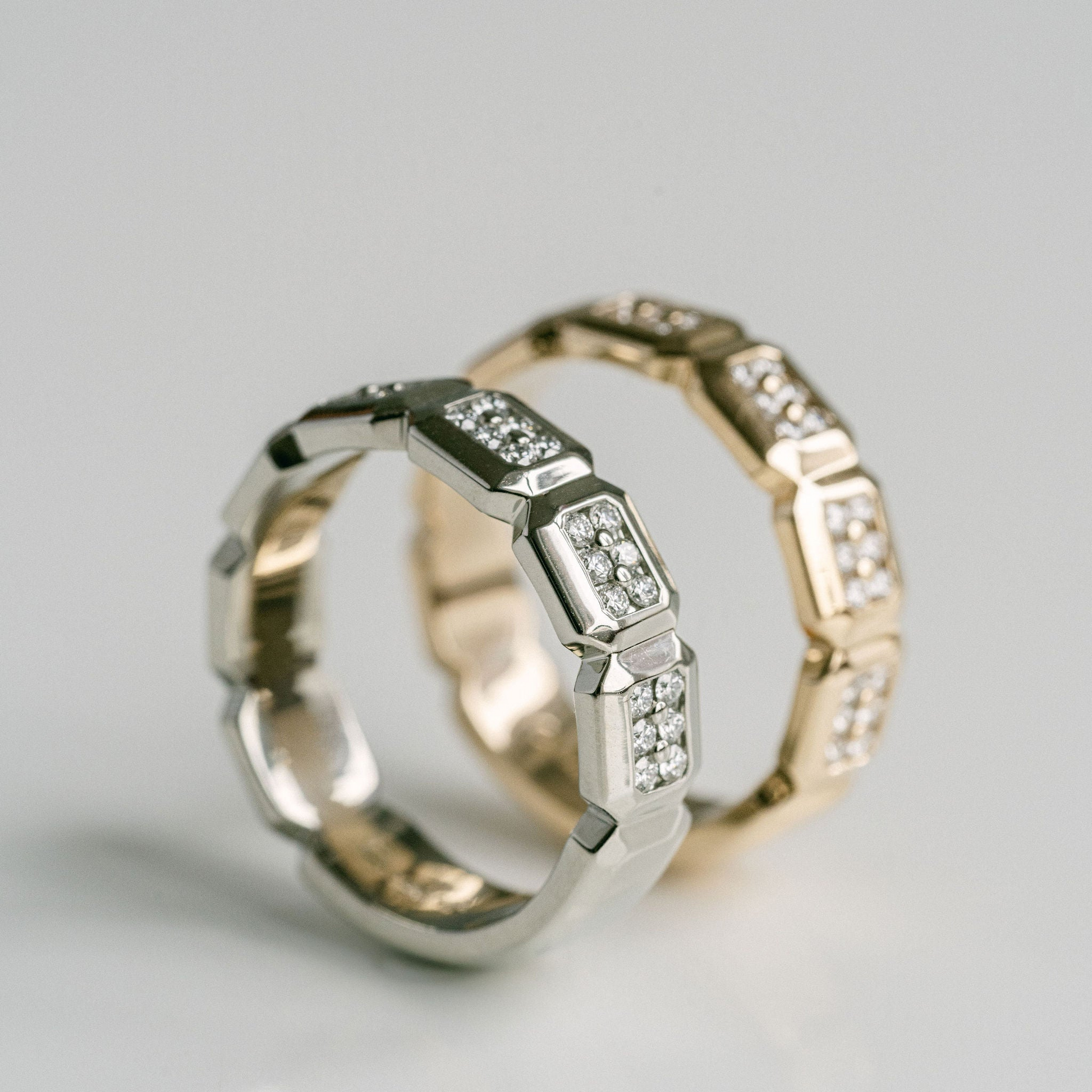 0.15 TCW Round Milgrain Lab Grown Diamond Wedding Band