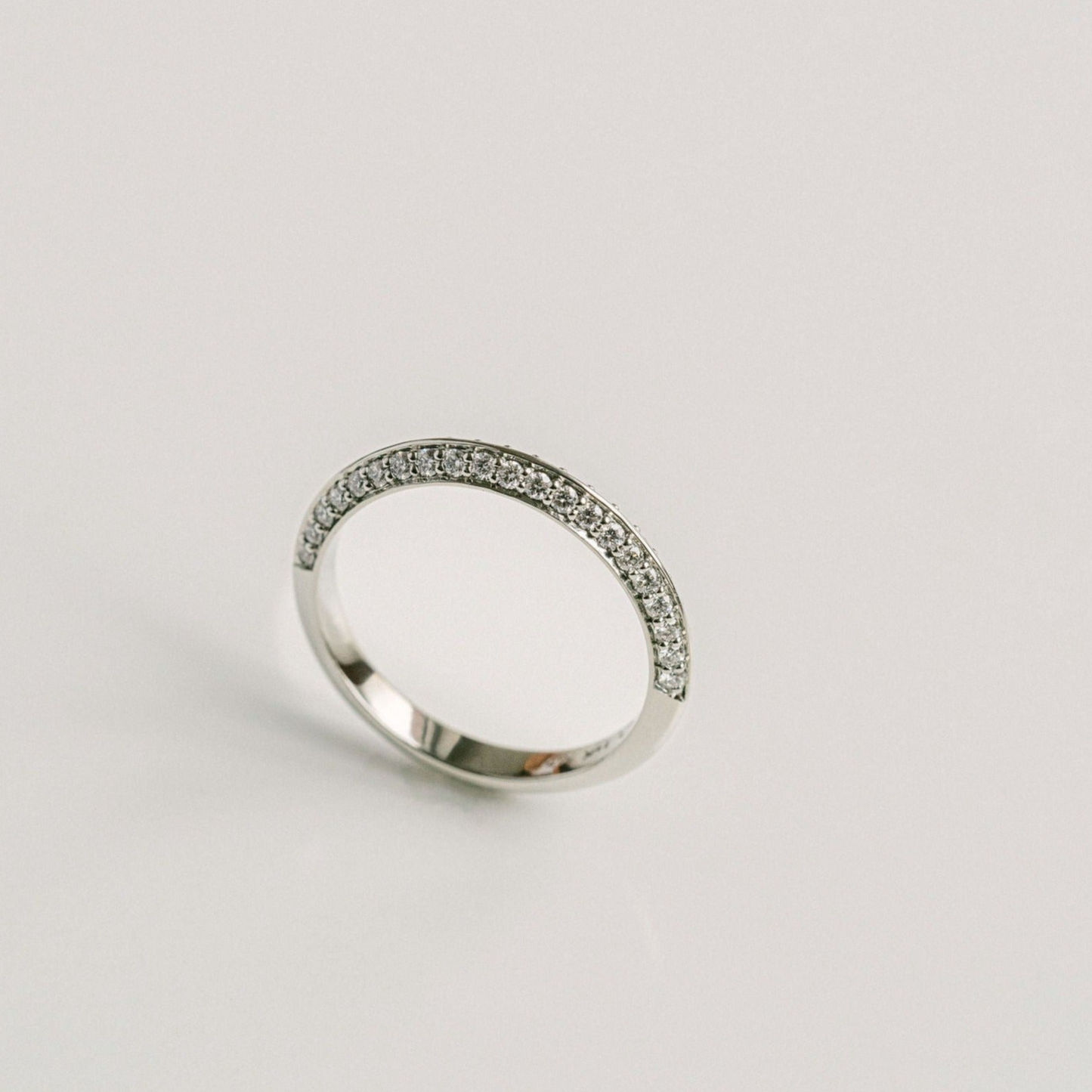 0.15 TCW Round Milgrain Lab Grown Diamond Wedding Band