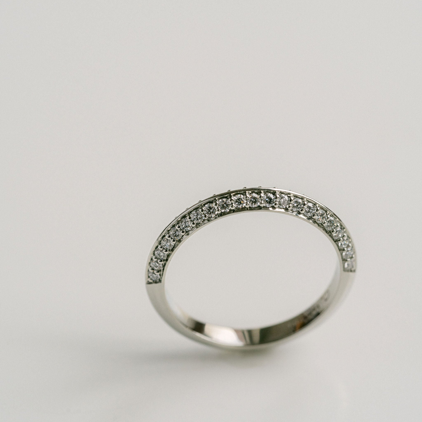 0.15 TCW Round Milgrain Lab Grown Diamond Wedding Band