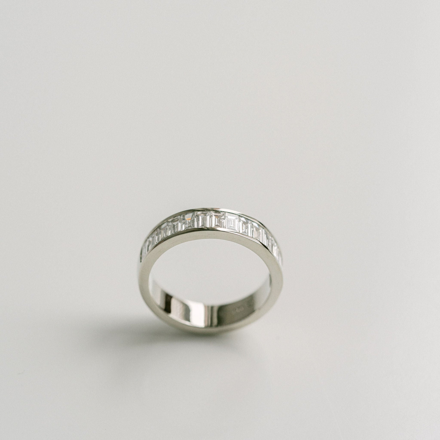 0.15 TCW Round Milgrain Lab Grown Diamond Wedding Band