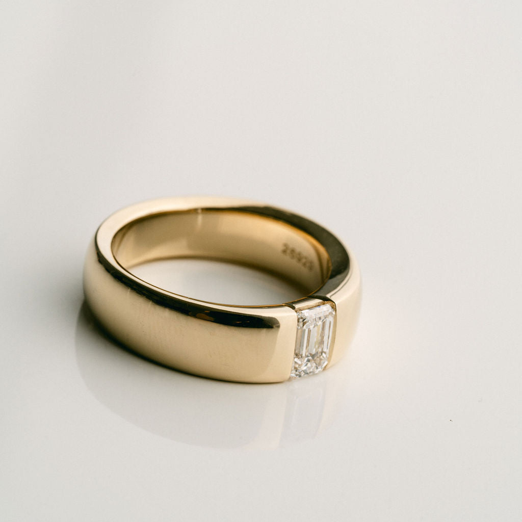 0.15 TCW Round Milgrain Lab Grown Diamond Wedding Band