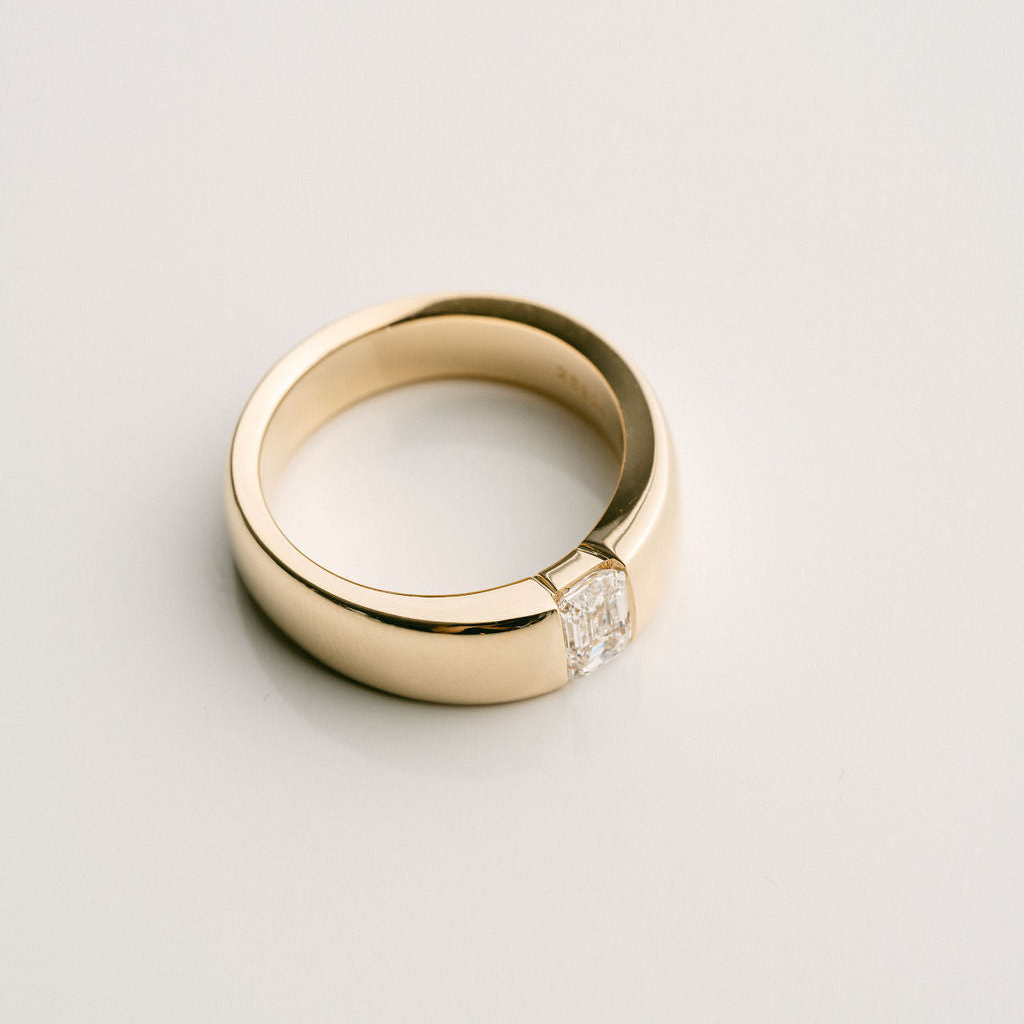 0.15 TCW Round Milgrain Lab Grown Diamond Wedding Band