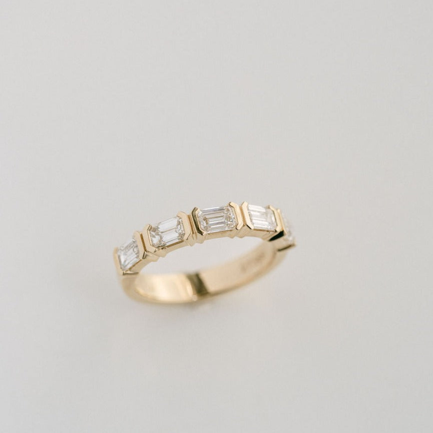 0.15 TCW Round Milgrain Lab Grown Diamond Wedding Band