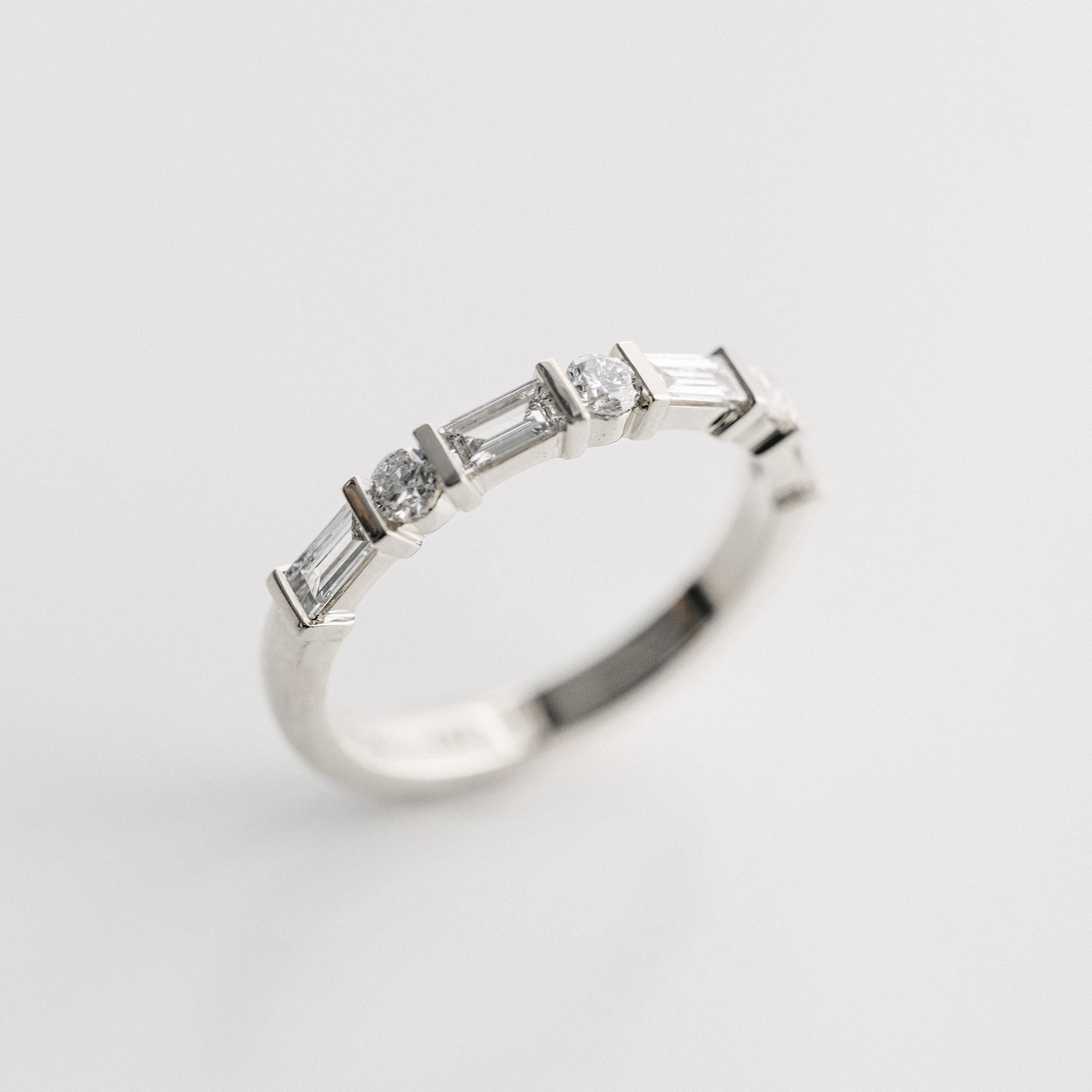 0.15 TCW Round Milgrain Lab Grown Diamond Wedding Band
