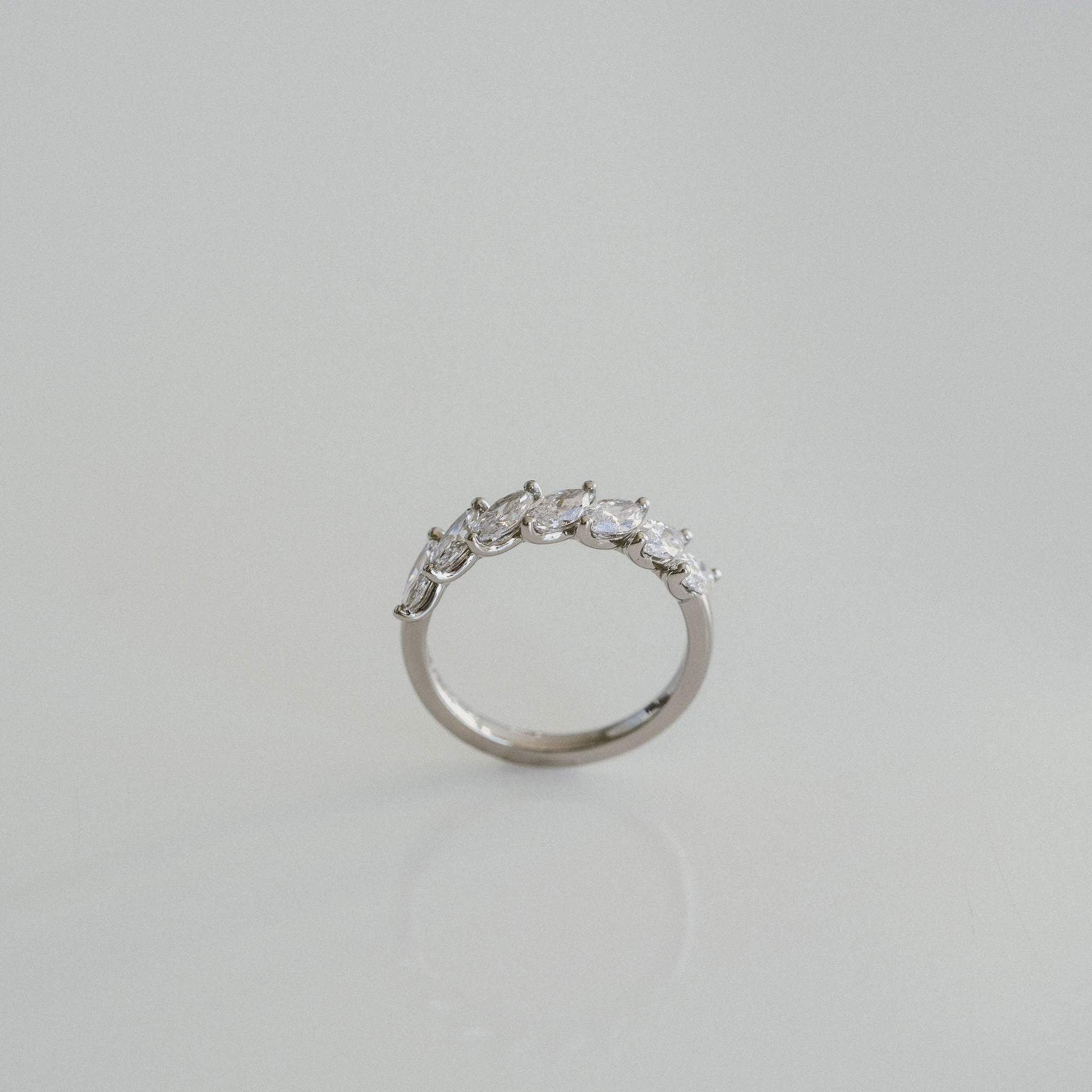 0.15 TCW Round Milgrain Lab Grown Diamond Wedding Band