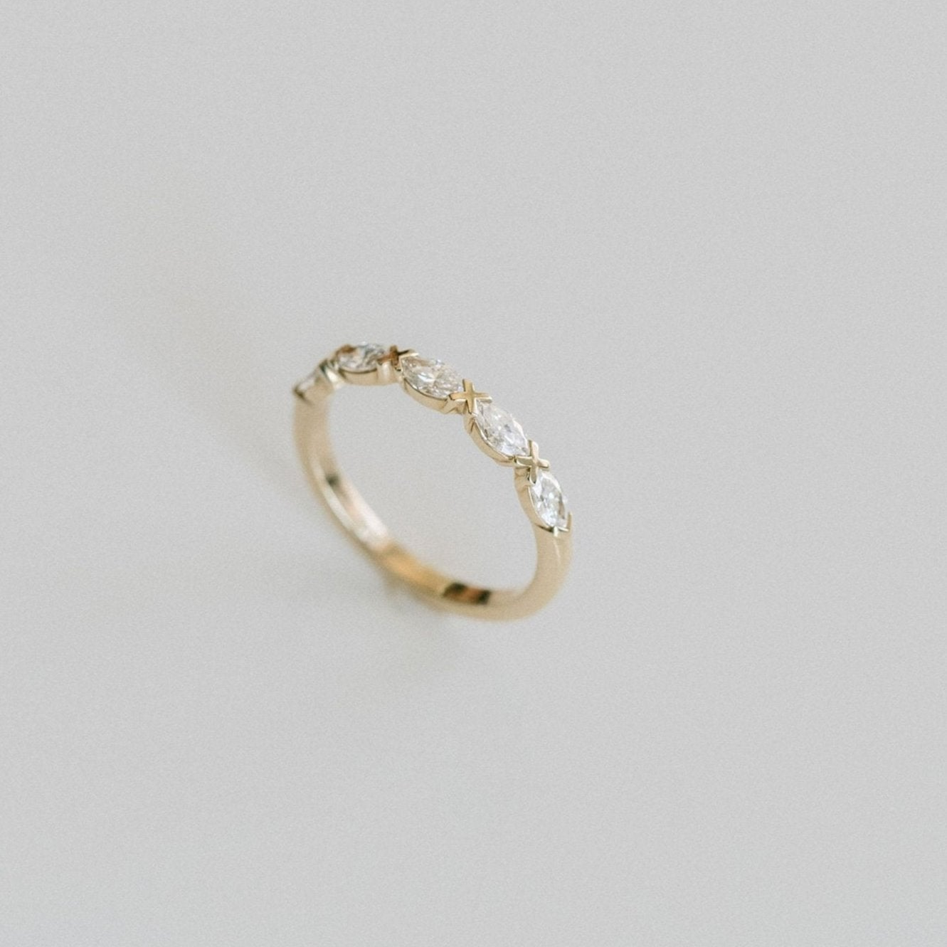 0.15 TCW Round Milgrain Lab Grown Diamond Wedding Band