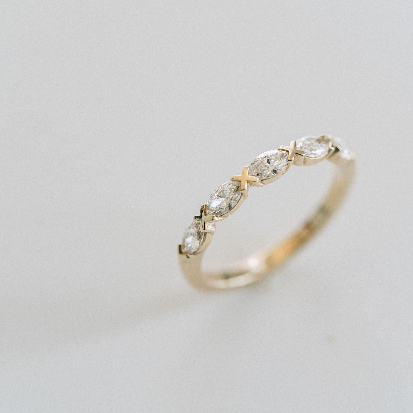 0.15 TCW Round Milgrain Lab Grown Diamond Wedding Band