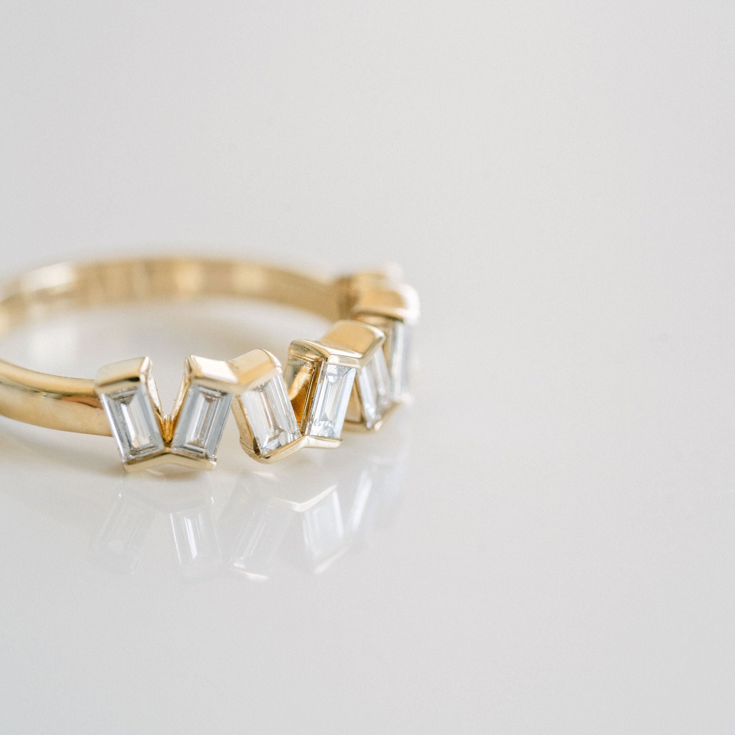 0.15 TCW Round Milgrain Lab Grown Diamond Wedding Band
