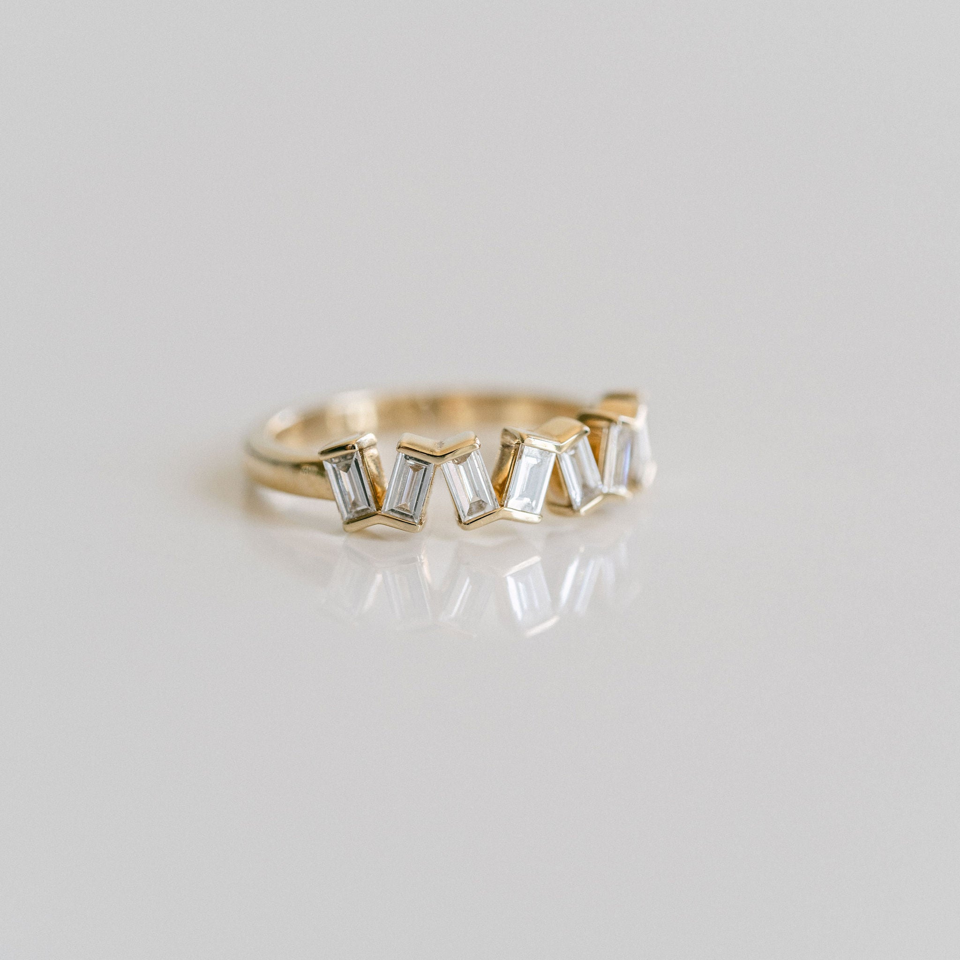 0.15 TCW Round Milgrain Lab Grown Diamond Wedding Band
