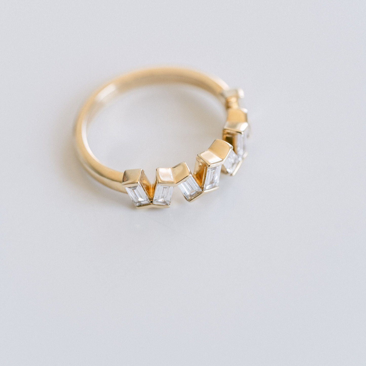 0.15 TCW Round Milgrain Lab Grown Diamond Wedding Band