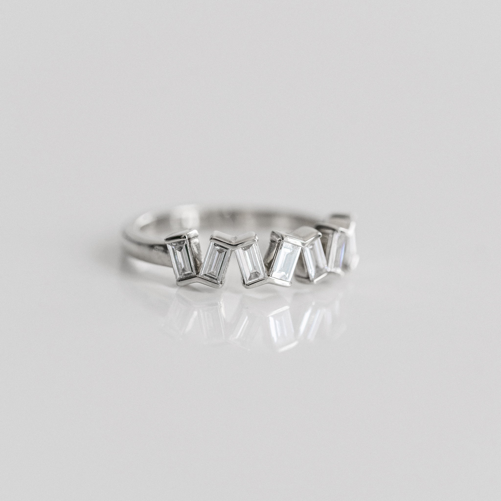 0.15 TCW Round Milgrain Lab Grown Diamond Wedding Band
