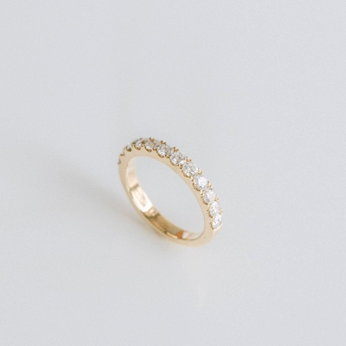 0.15 TCW Round Milgrain Lab Grown Diamond Wedding Band