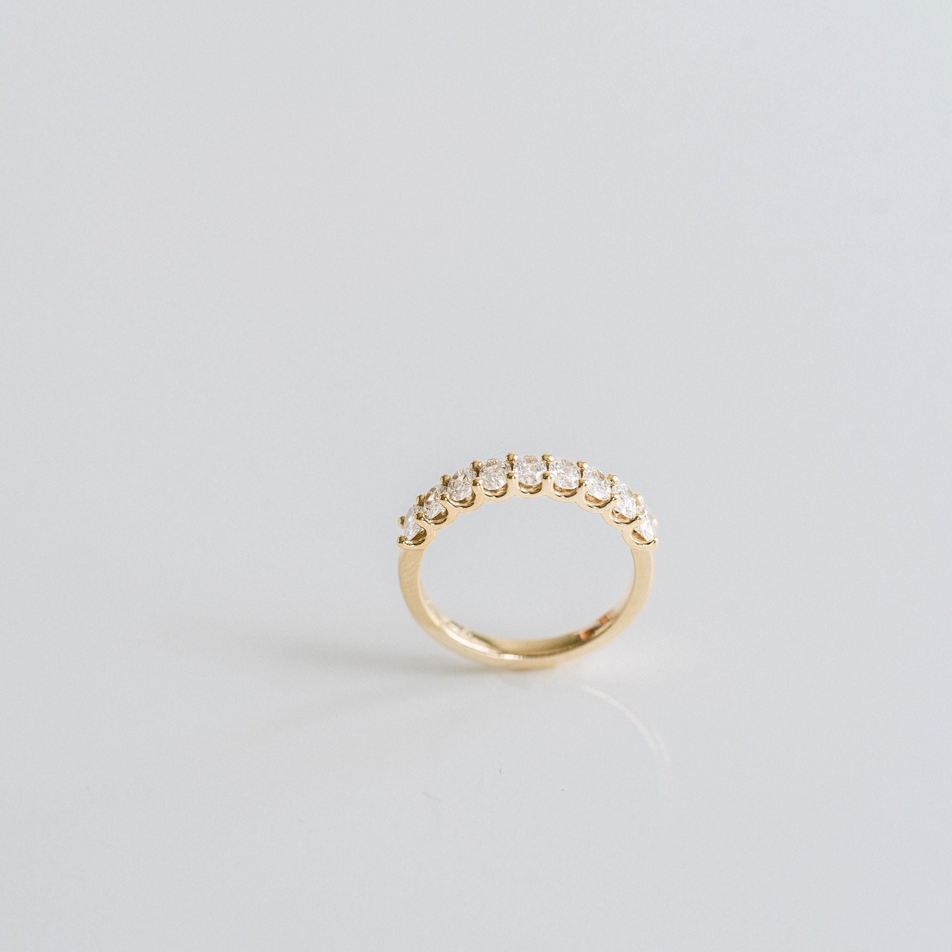 0.15 TCW Round Milgrain Lab Grown Diamond Wedding Band