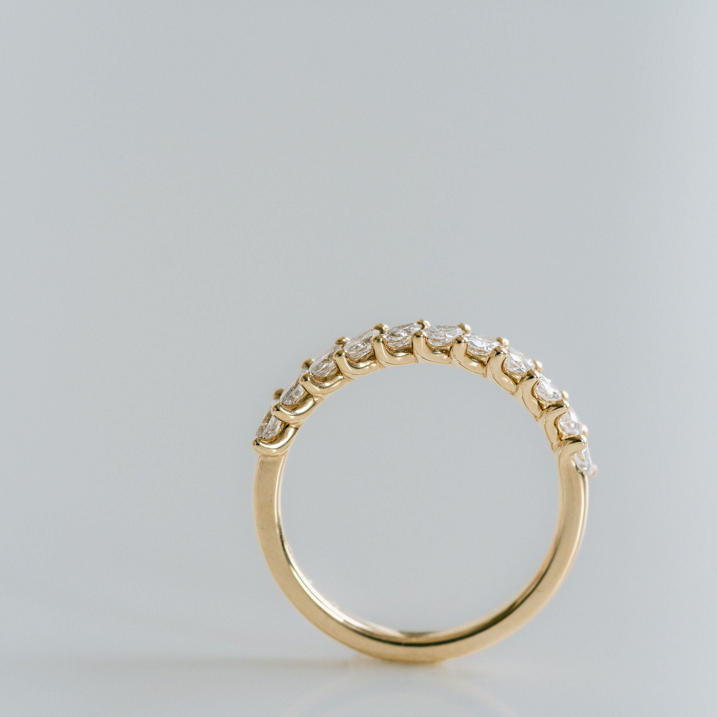 0.15 TCW Round Milgrain Lab Grown Diamond Wedding Band