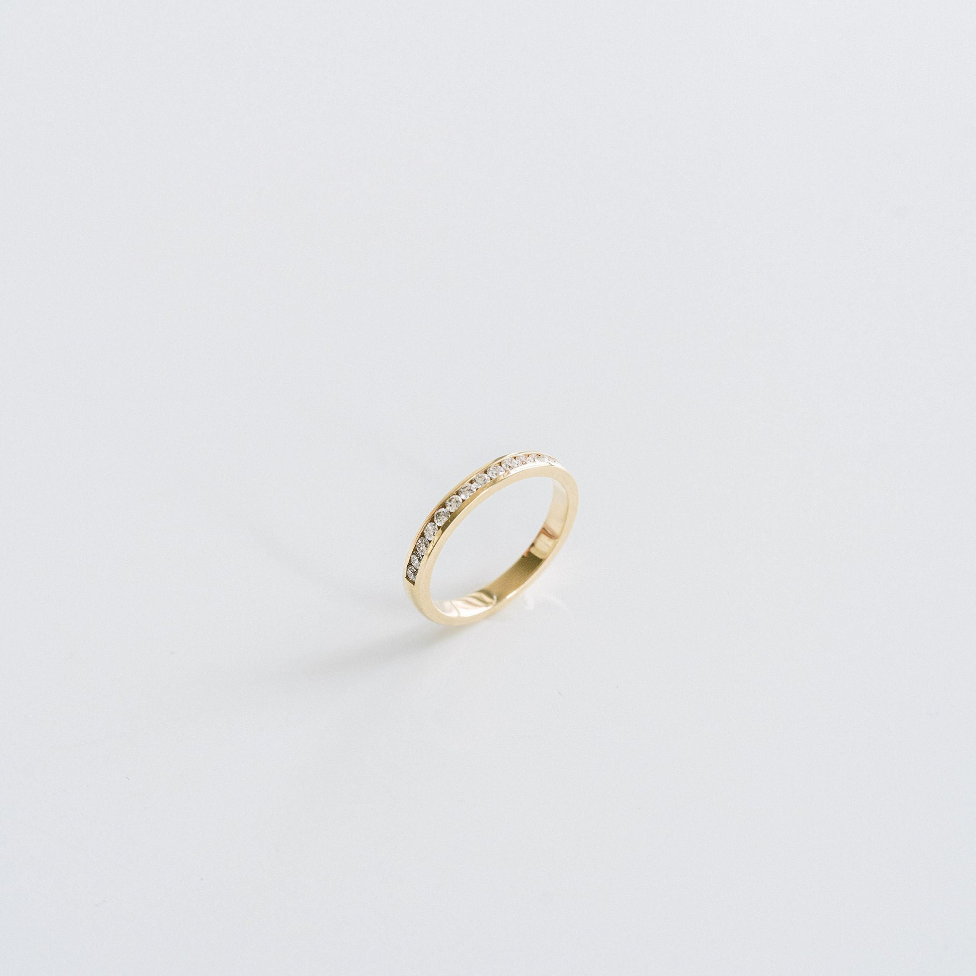 0.15 TCW Round Milgrain Lab Grown Diamond Wedding Band
