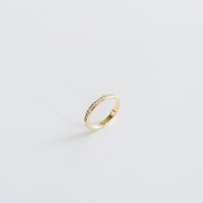 0.50 TCW Round Channel Set Lab Grown Diamond Wedding Band