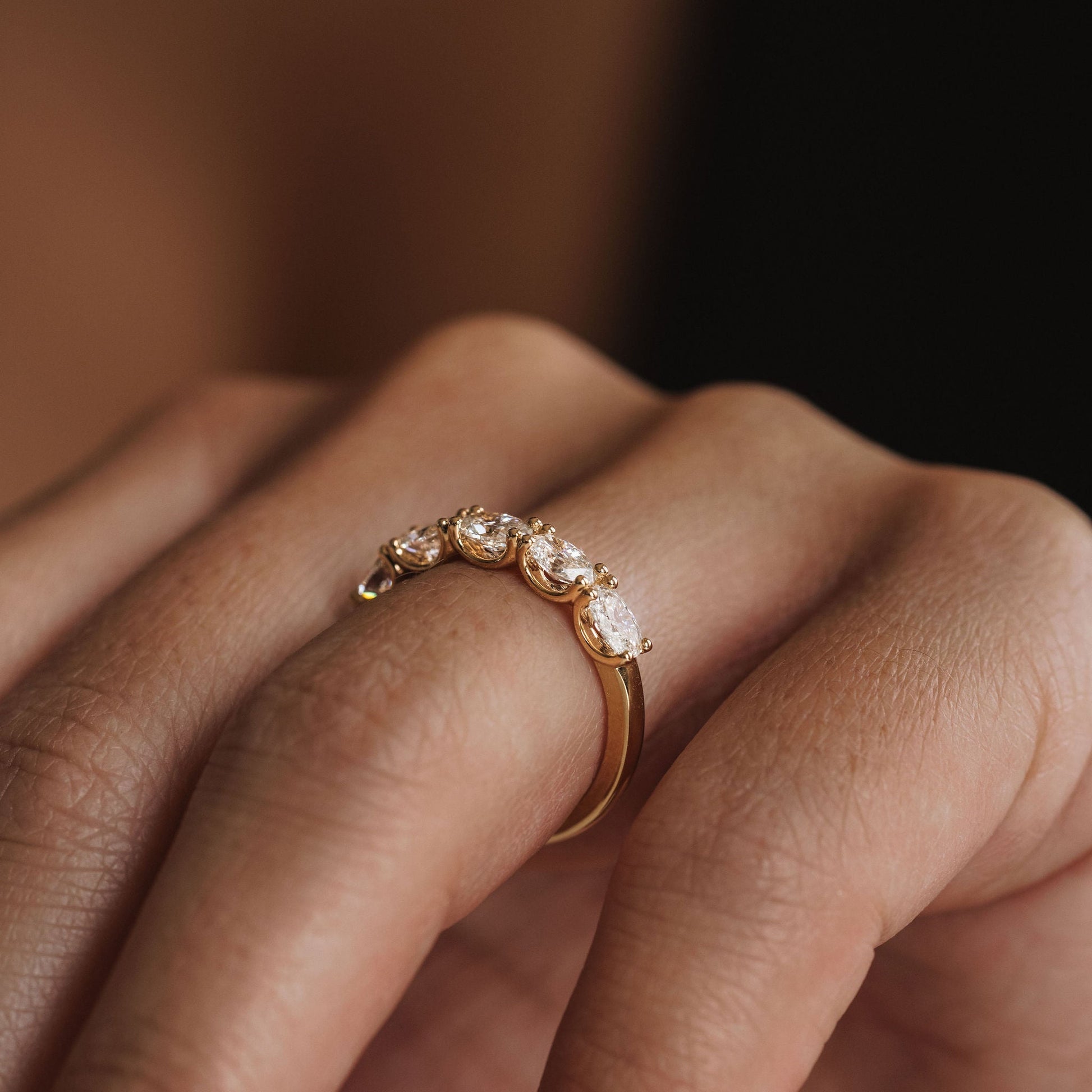 0.15 TCW Round Milgrain Lab Grown Diamond Wedding Band