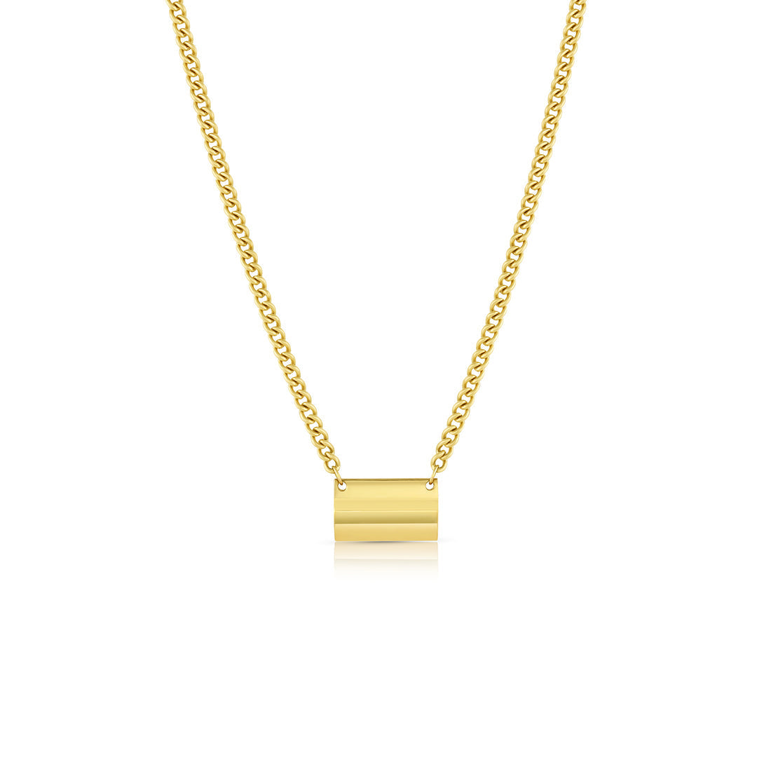 Engravable Bar Necklace