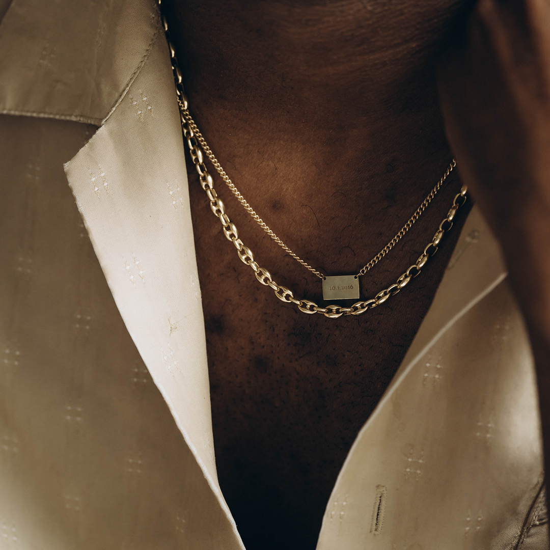 Engravable Bar Necklace