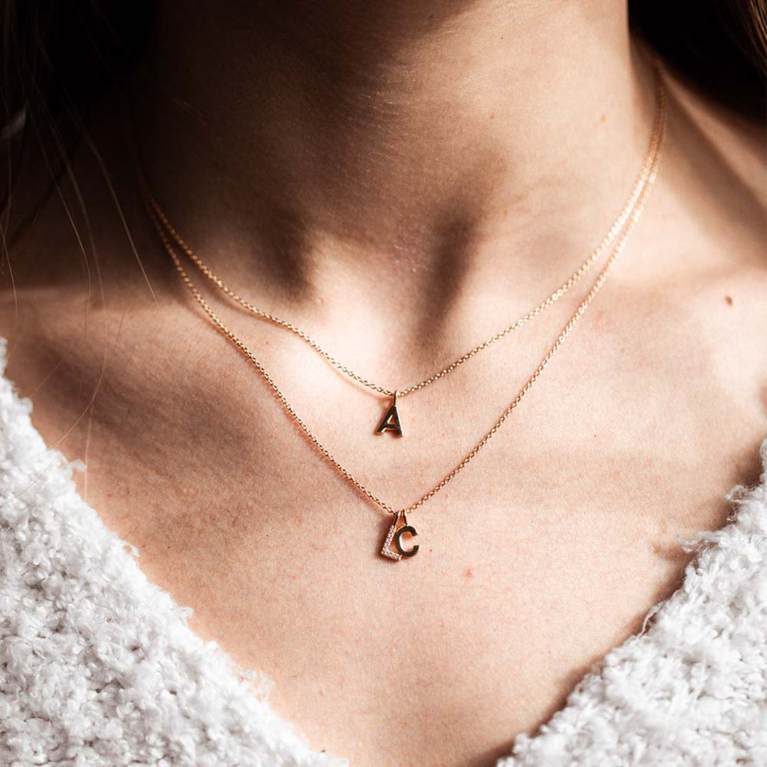 Initial Pendant Necklace