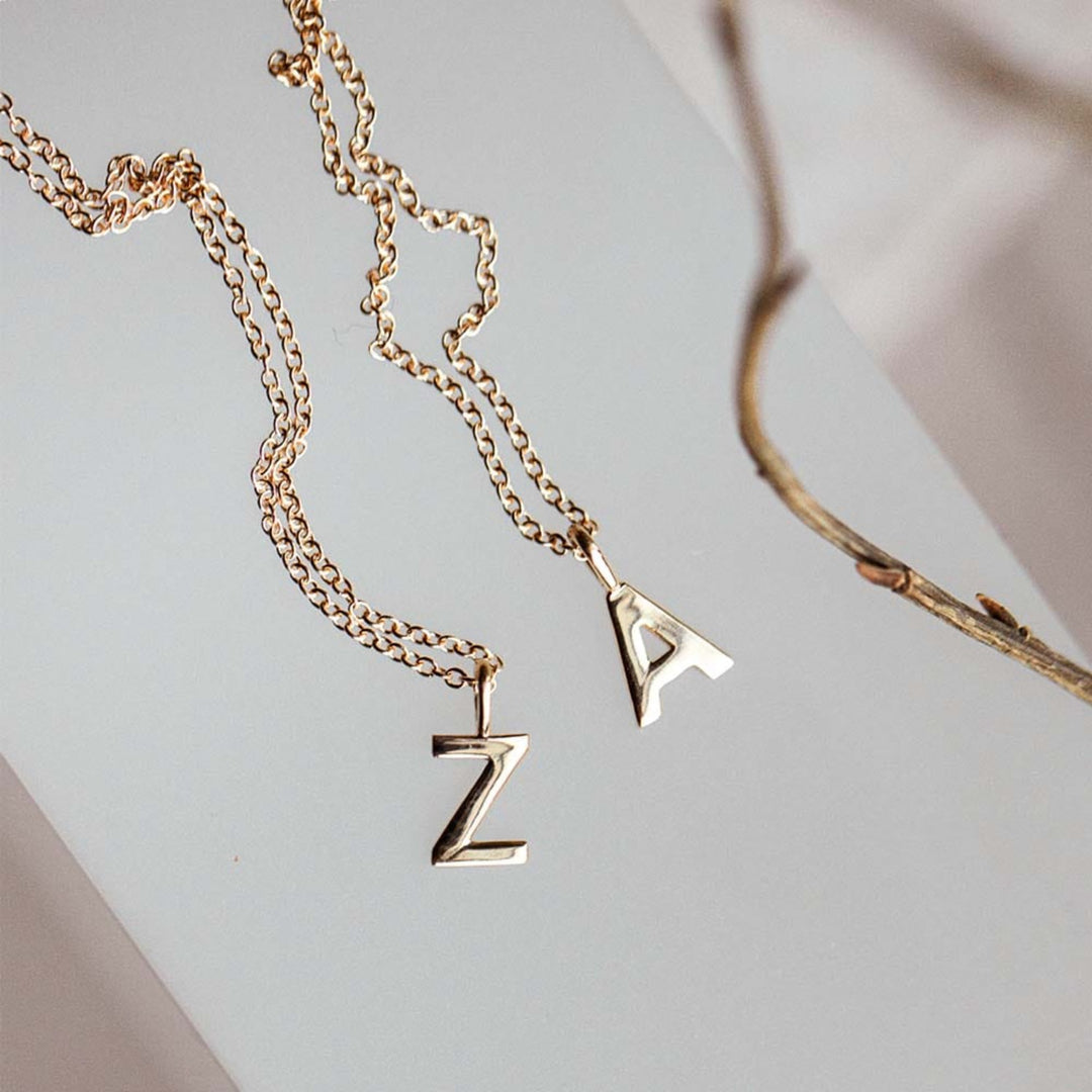 Initial Pendant Necklace