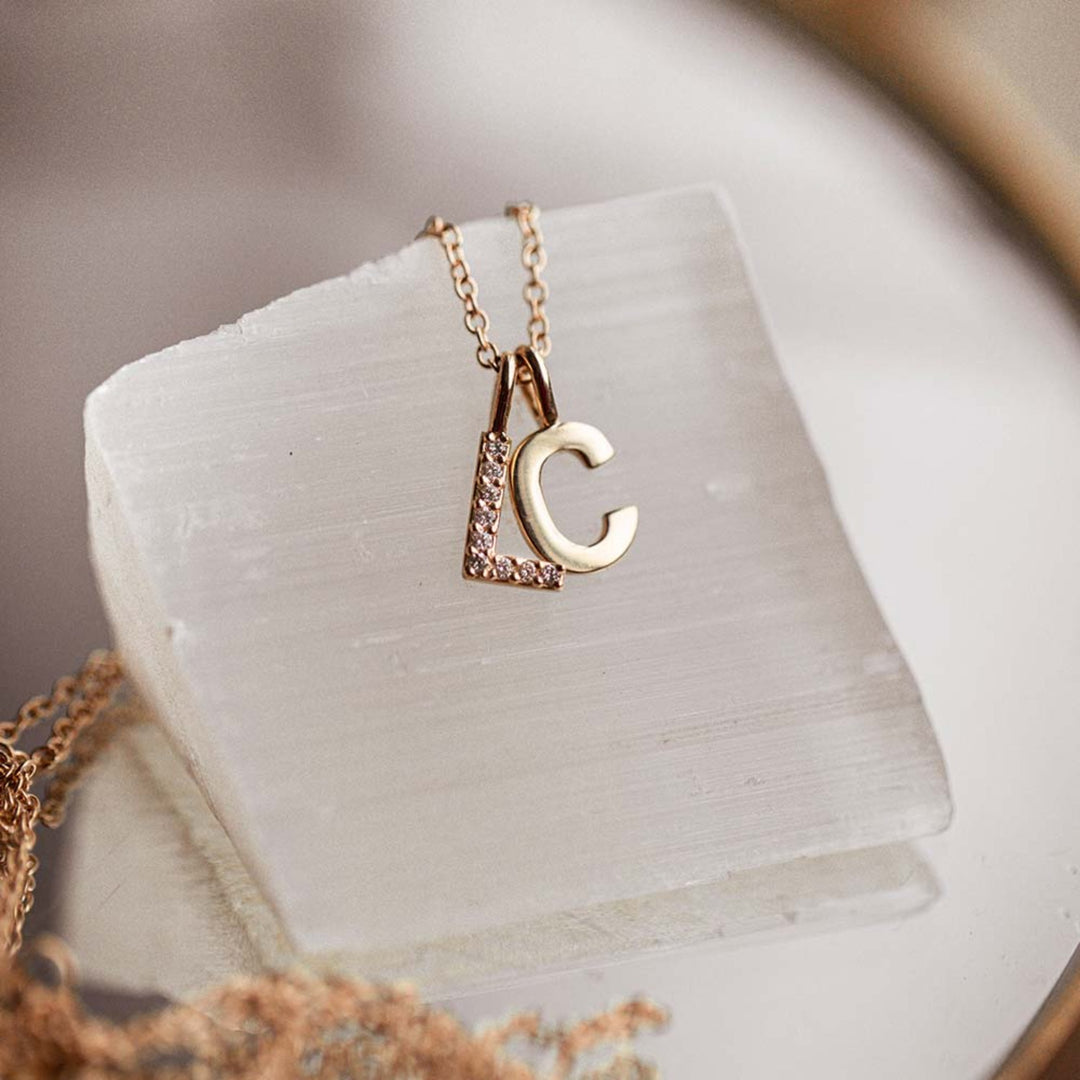 Initial Pendant Necklace