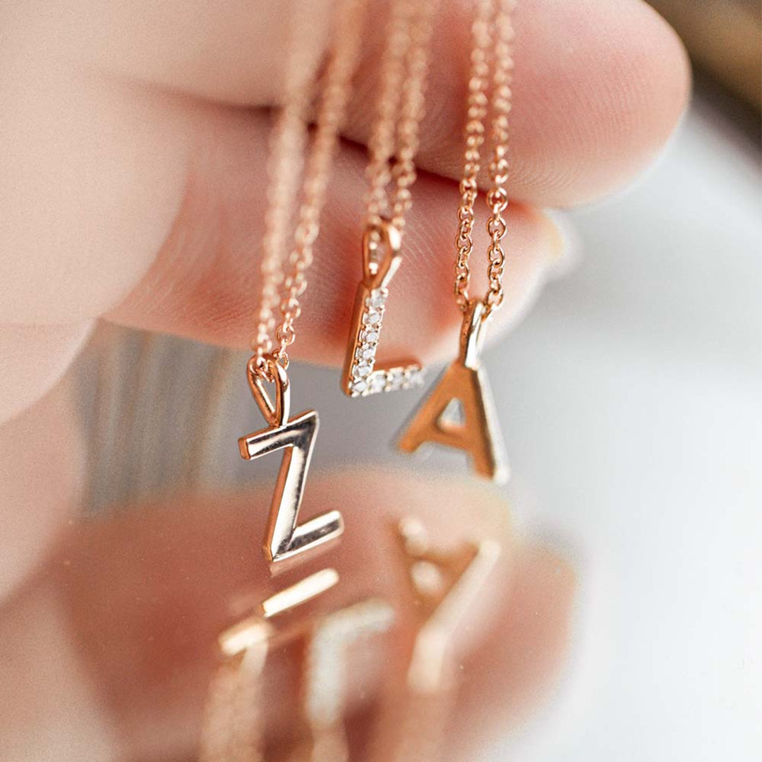 Initial Pendant Necklace
