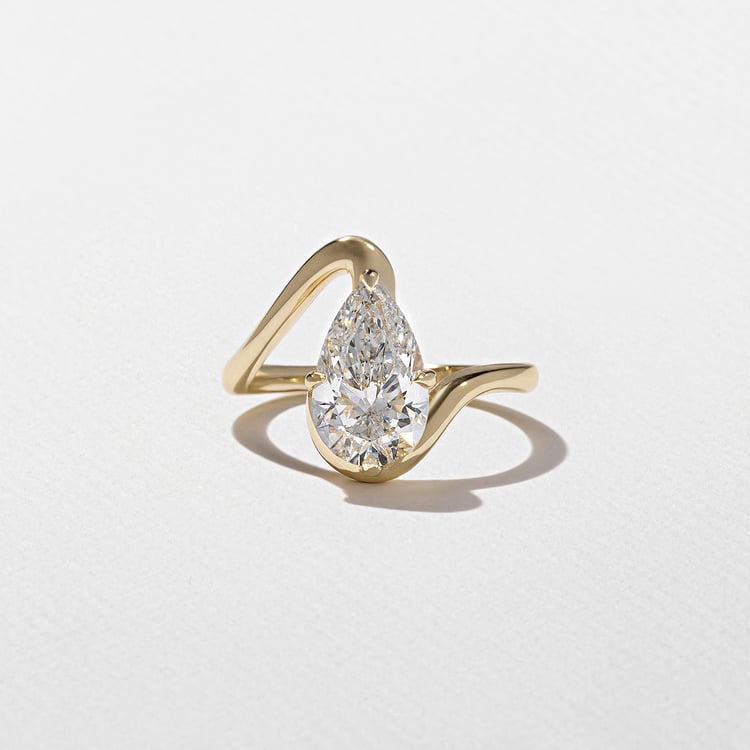 2 CT Round Halo & Pave Lab Grown Diamond Engagement Ring