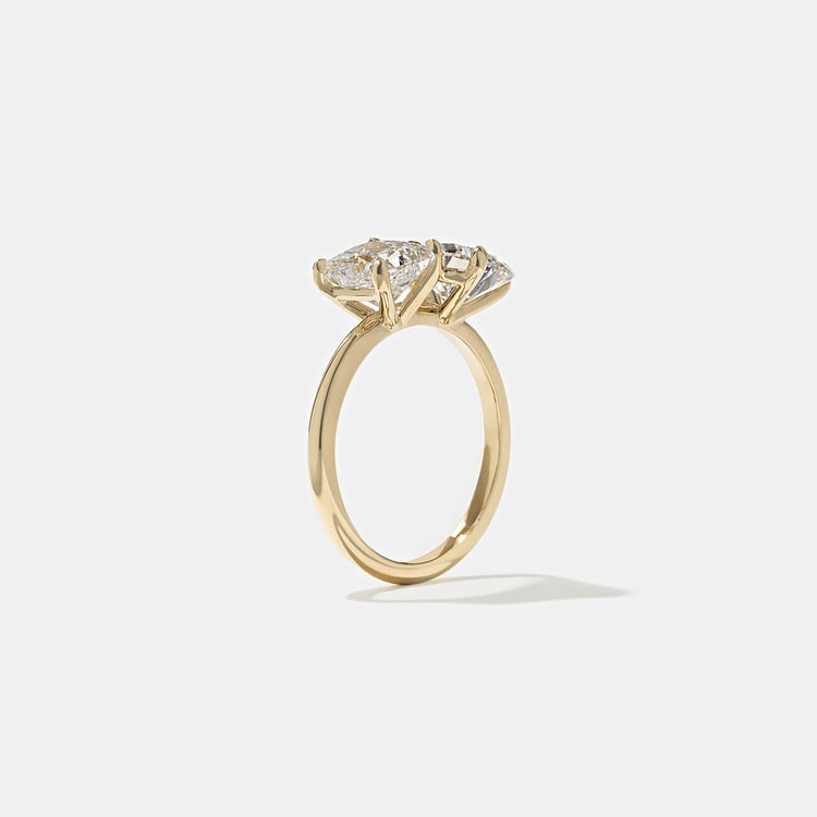2 CT Round Halo & Pave Lab Grown Diamond Engagement Ring
