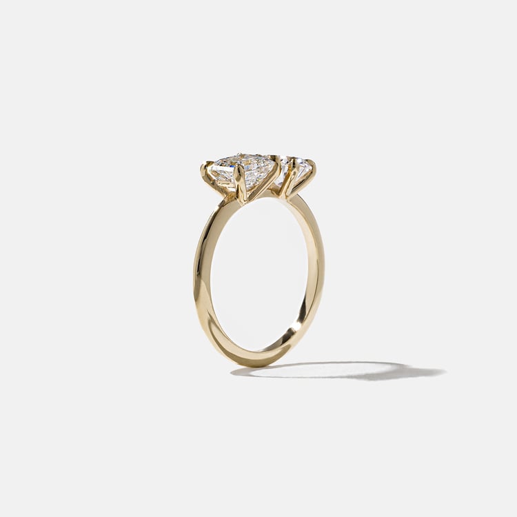 2 CT Round Halo & Pave Lab Grown Diamond Engagement Ring
