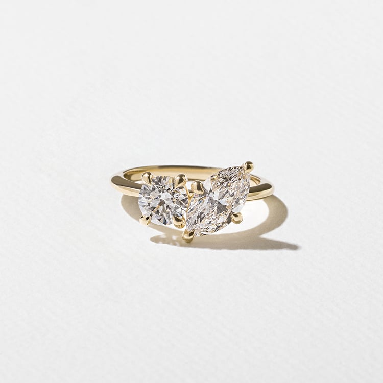 2 CT Round Halo & Pave Lab Grown Diamond Engagement Ring