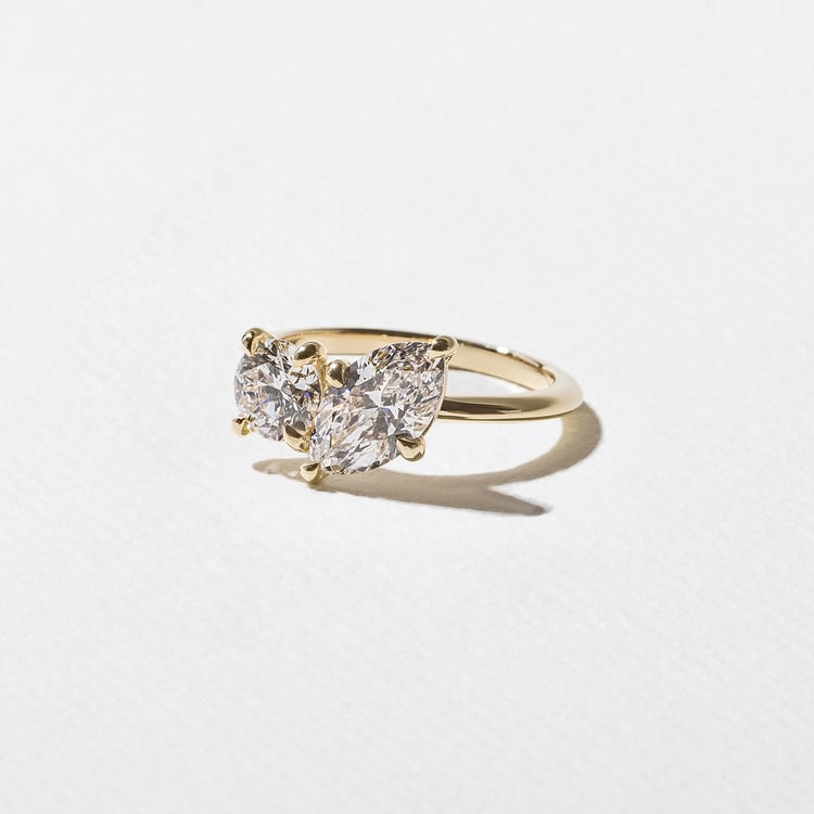 2 CT Round Halo & Pave Lab Grown Diamond Engagement Ring