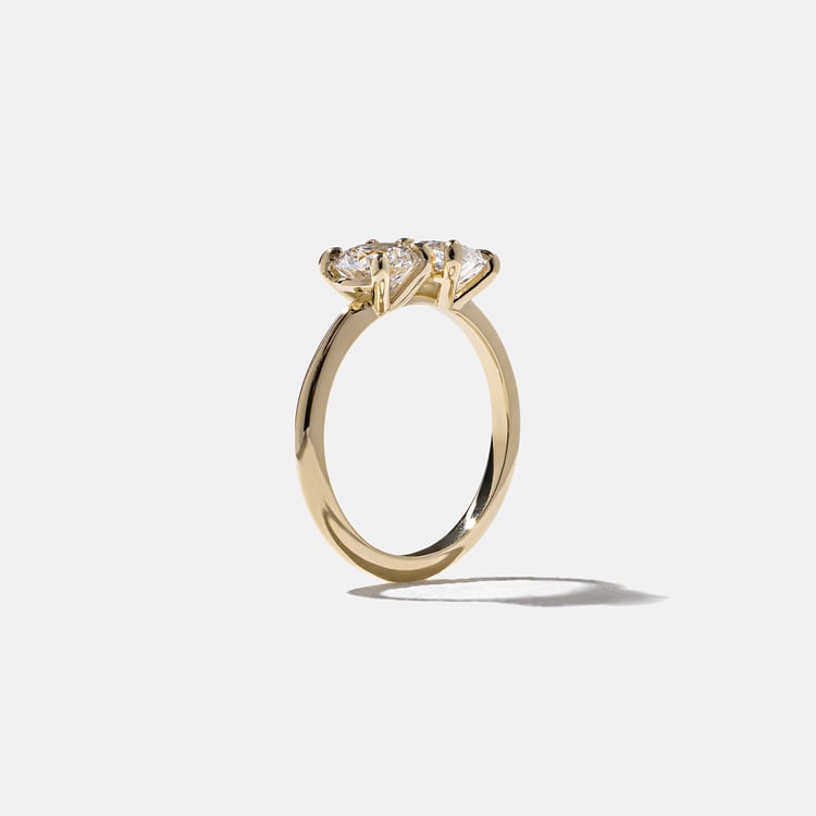 2 CT Round Halo & Pave Lab Grown Diamond Engagement Ring