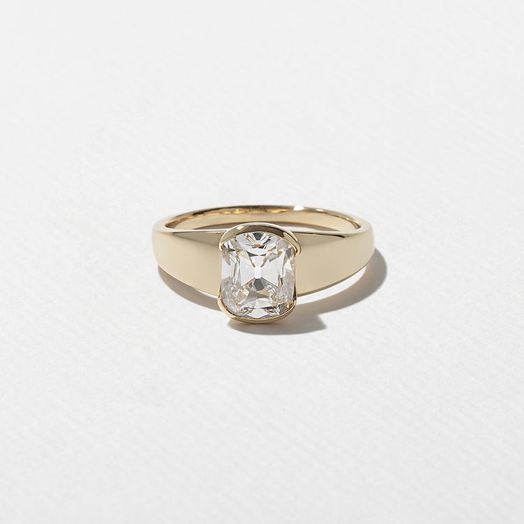 2 CT Round Halo & Pave Lab Grown Diamond Engagement Ring