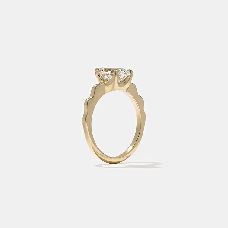 2 CT Round Halo & Pave Lab Grown Diamond Engagement Ring